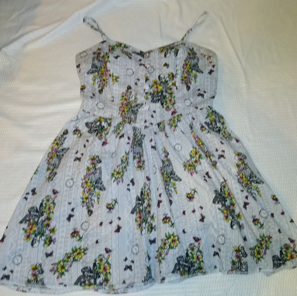 Hell Bunny Goth dress skull butterfly XL